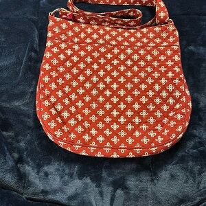 Vera Bradley Red Patterned Women's Cross Body Bag